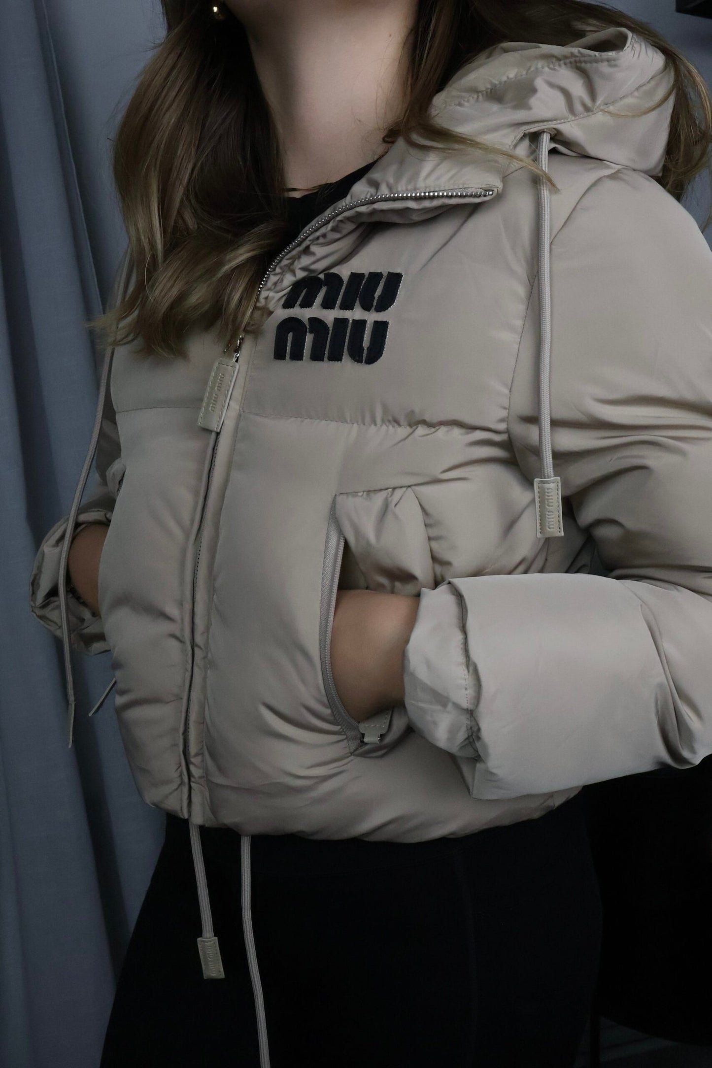 Miu Miu Beige Down Jakna