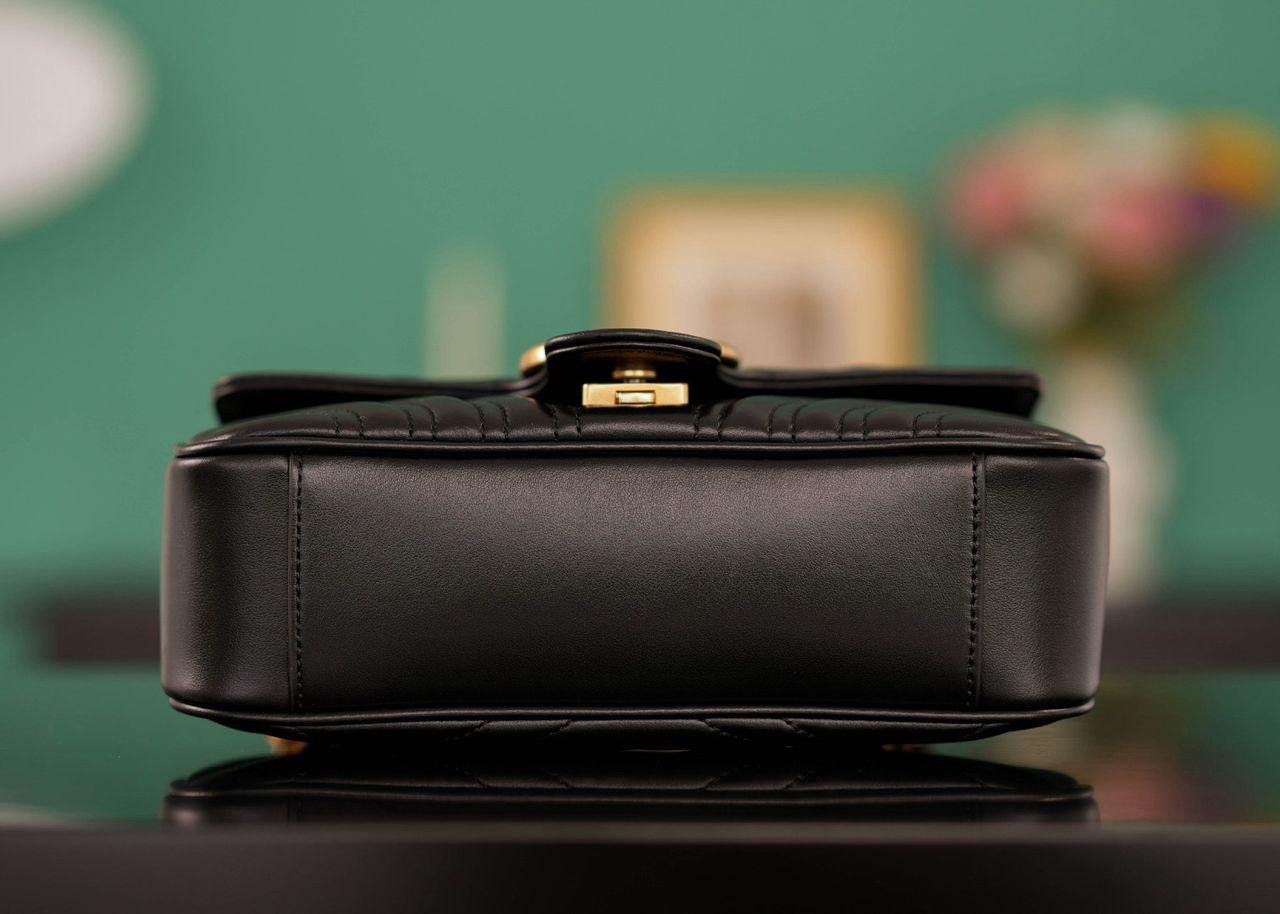 Gucci Marmont bag Black Leather MINI