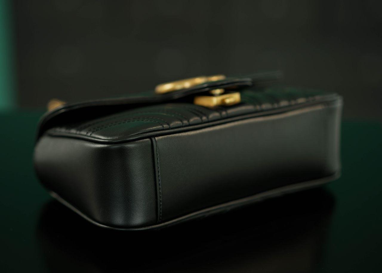 Gucci Marmont bag Black Leather MINI