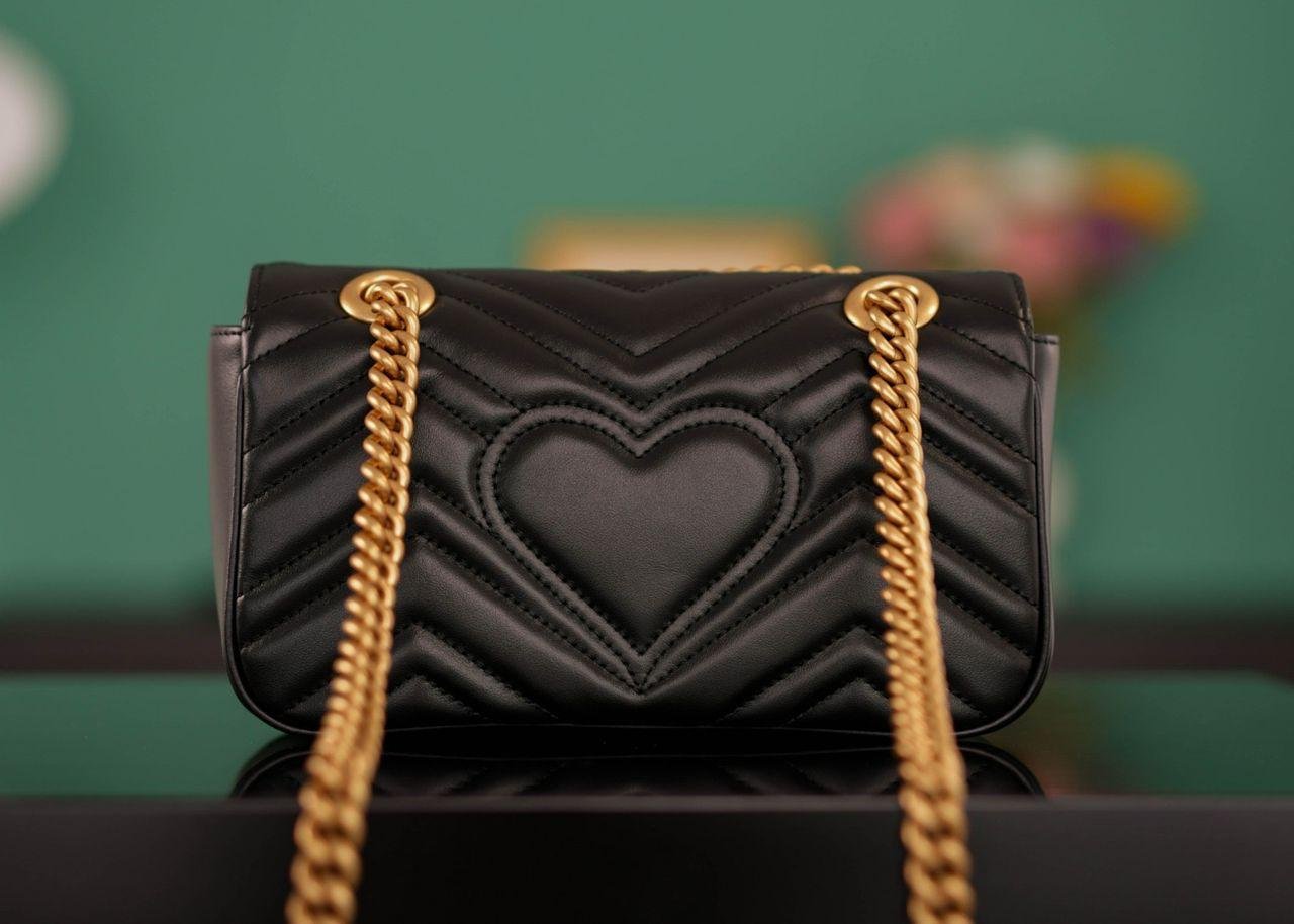 Gucci Marmont bag Black Leather MINI
