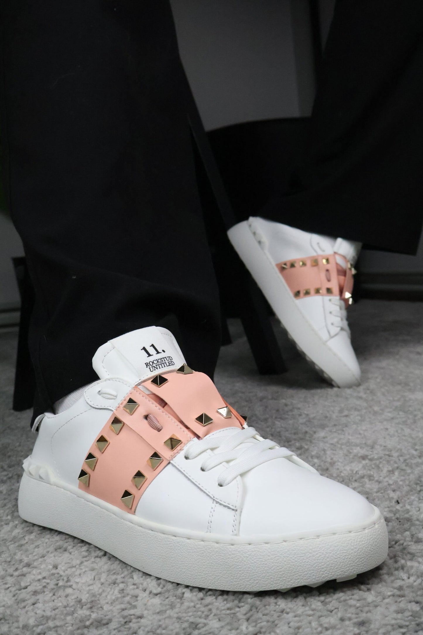 Valentino Garavani Rockstud Pink/White