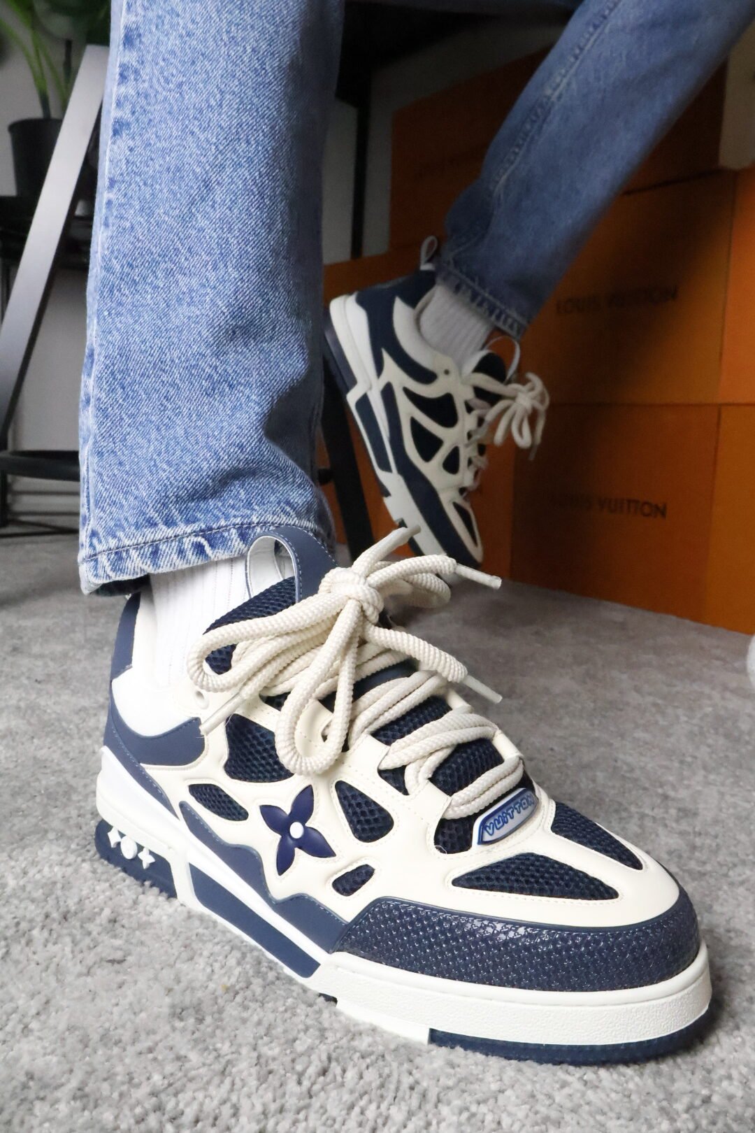 Louis Vuitton Skate “Marine” Blue/White