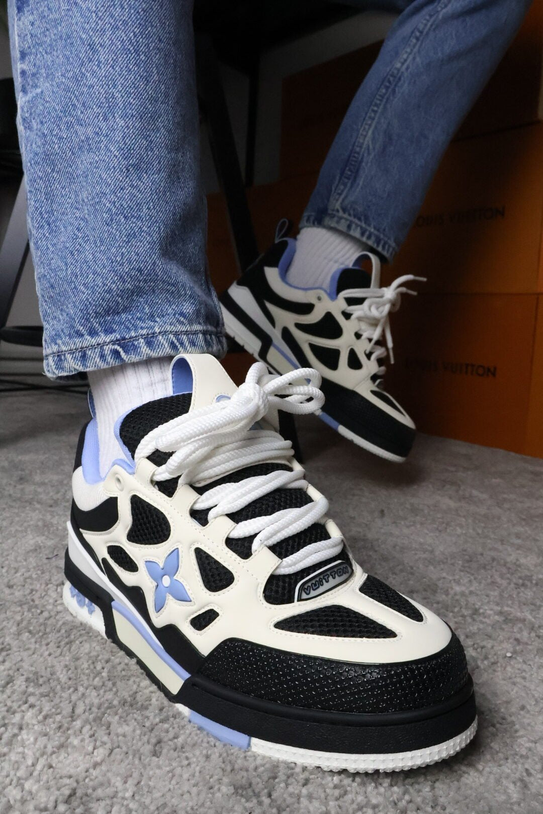 Louis Vuitton Skate Black/Blue