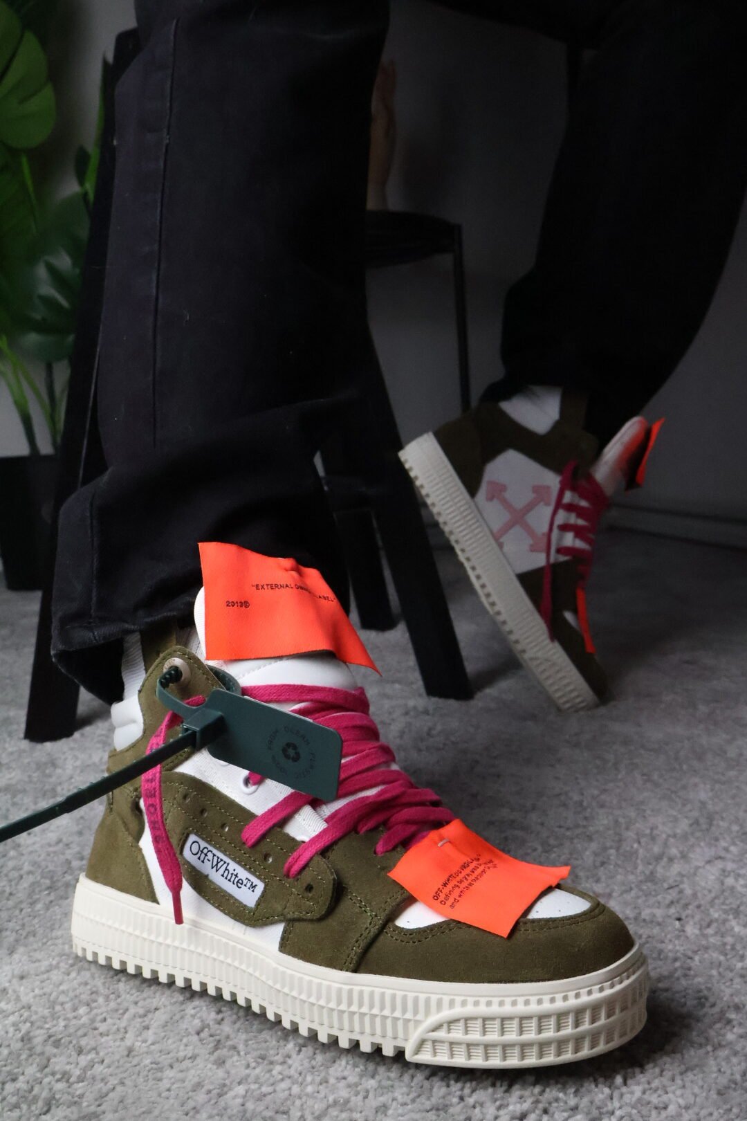 Off-White High “White Brown”