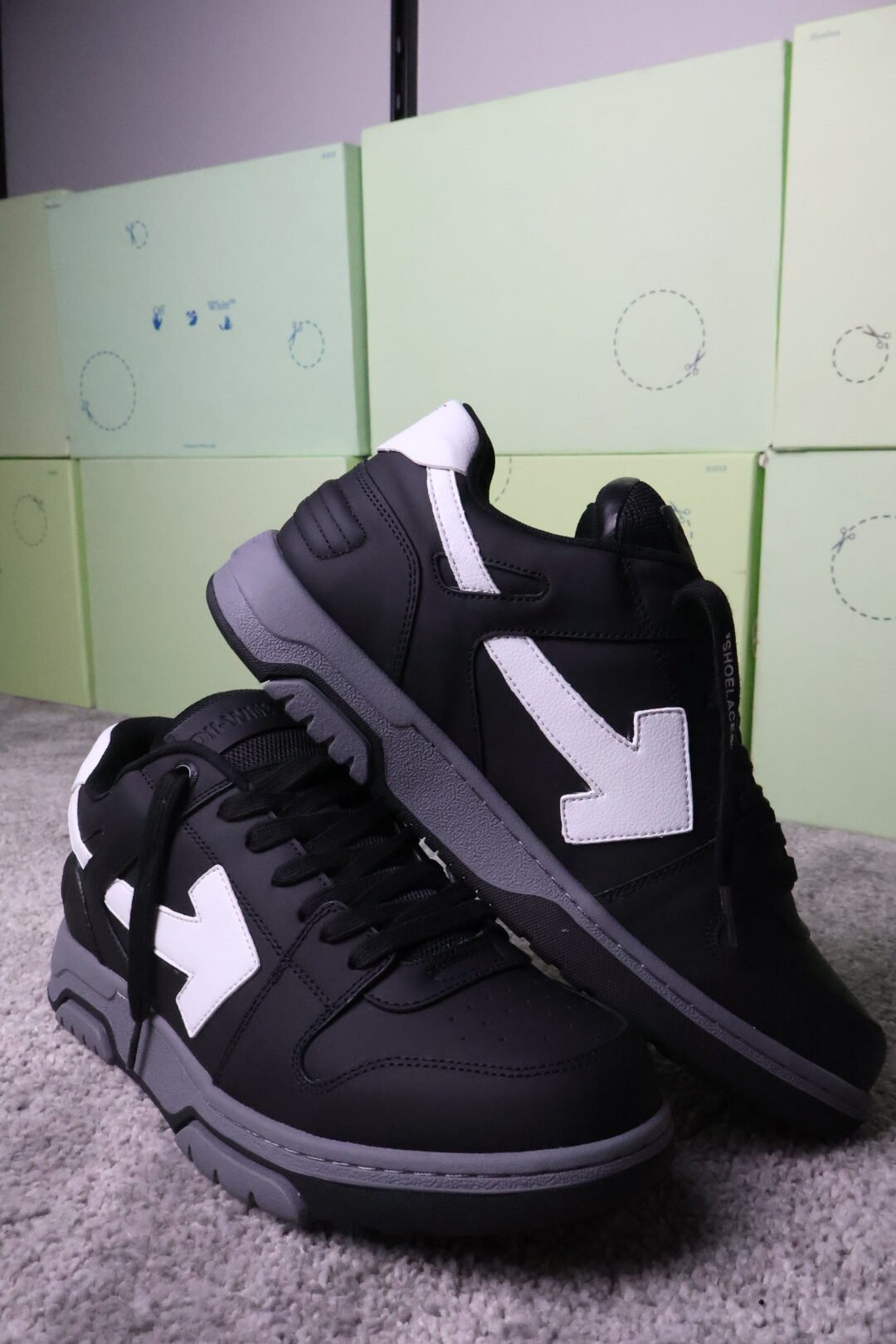 OFF White High “Black Grey”