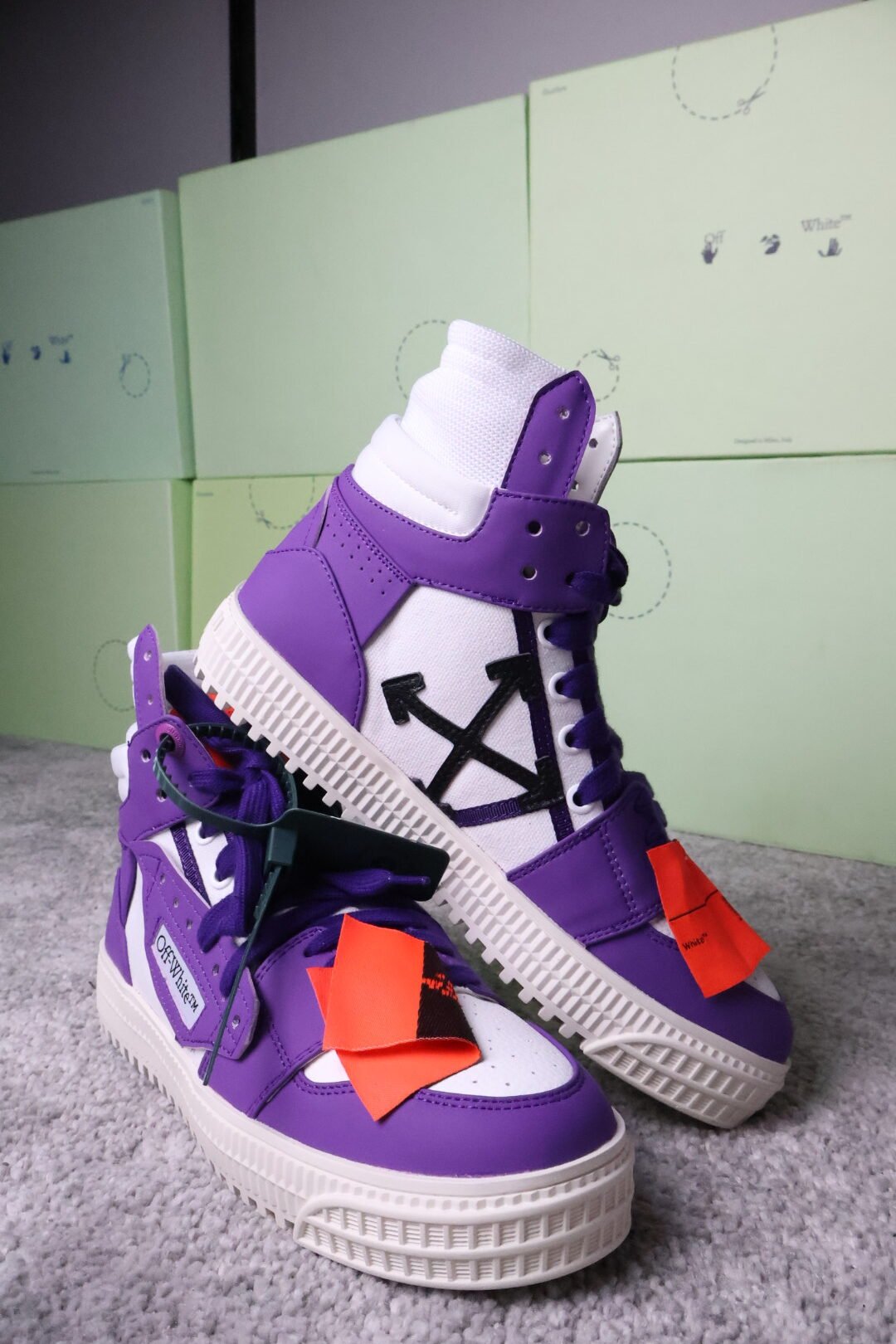 Off-White High Purple White