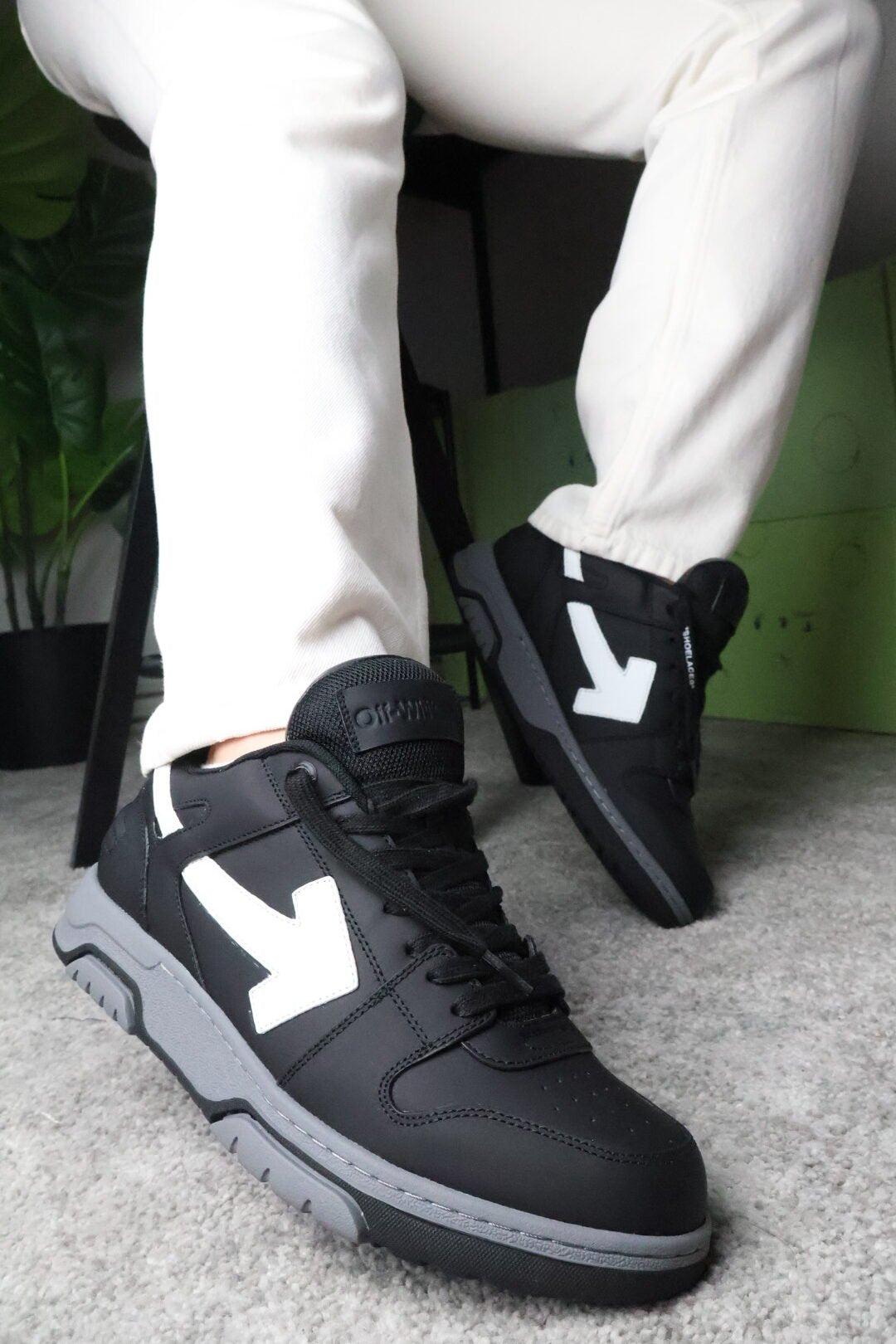 OFF White High “Black Grey”