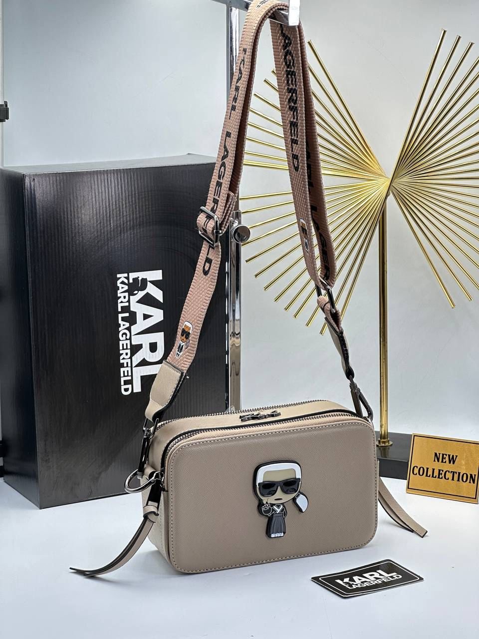 Karl Lagerfeld Beige Torbica