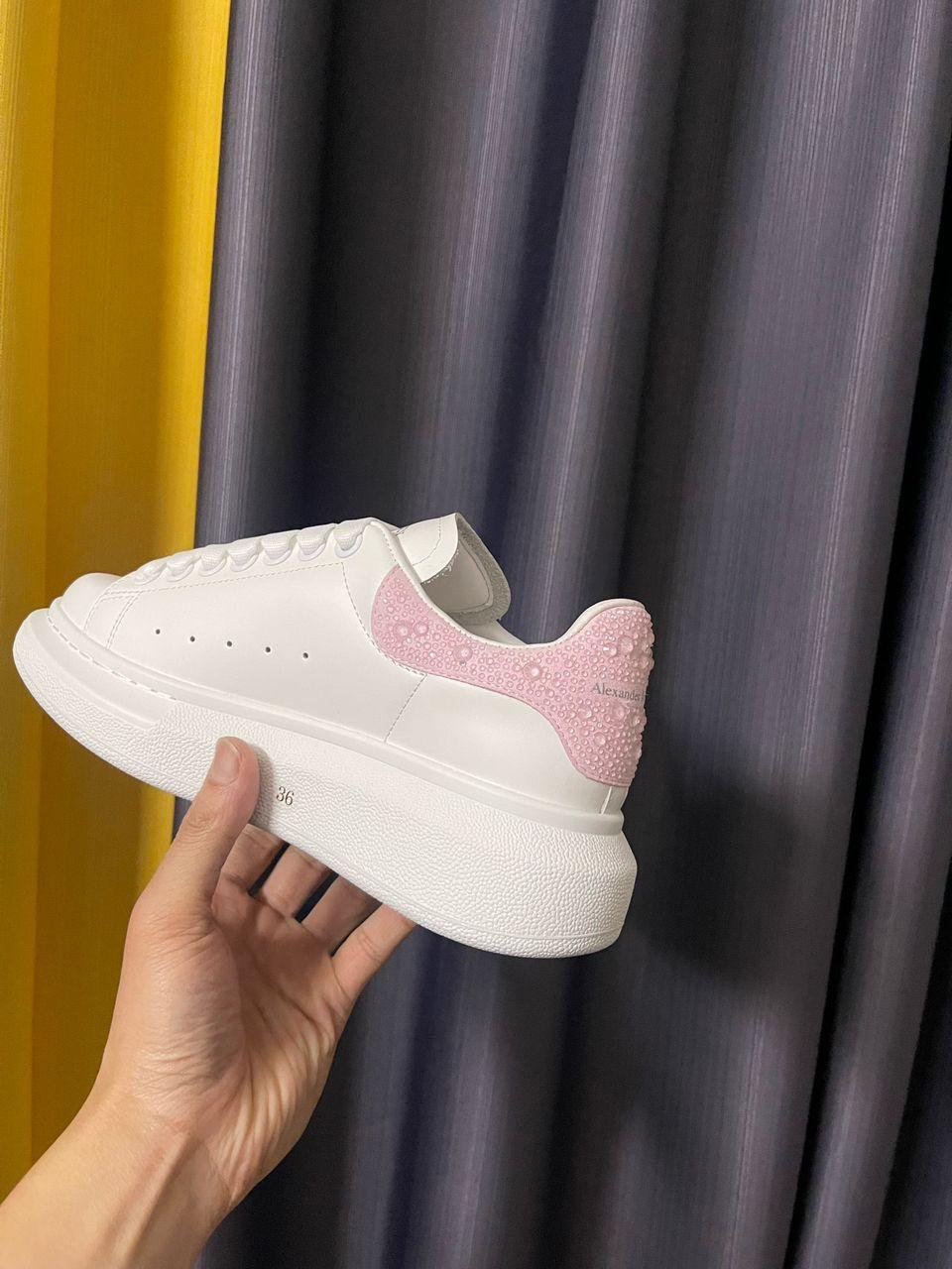 Alexander McQueen “Shiny-White Pink”