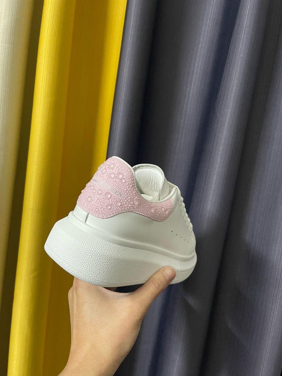 Alexander McQueen “Shiny-White Pink”