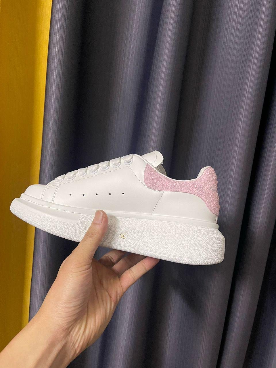 Alexander McQueen “Shiny-White Pink”