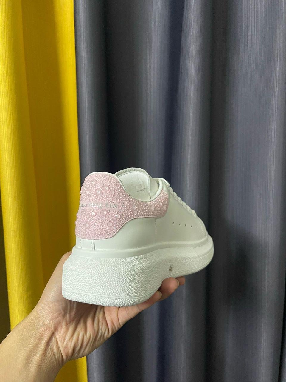 Alexander McQueen “Shiny-White Pink”