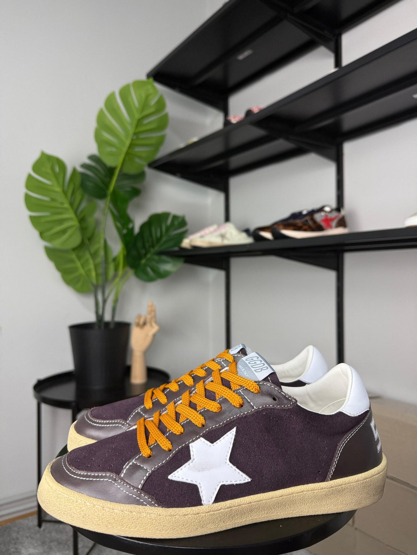 Golden Goose Ball Star “Brown with White star”