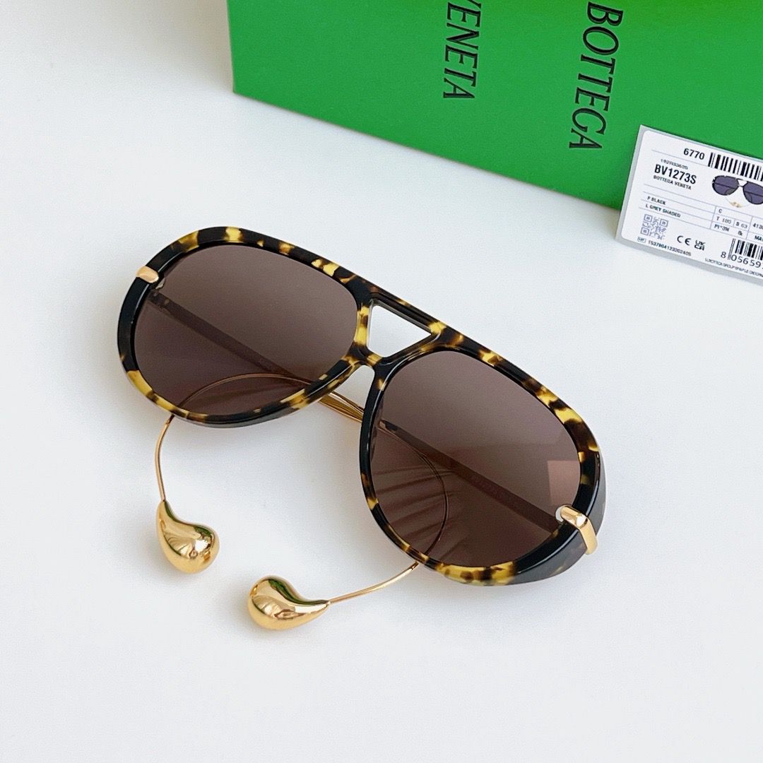 BOTTEGA VENETA AVIATOR DROP NAOČALE “HAVANA/GOLD”