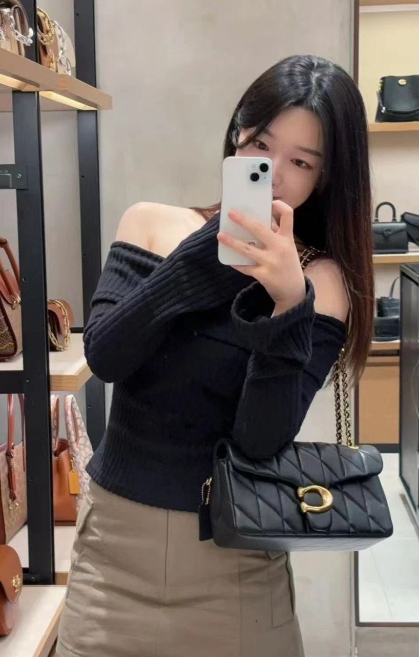 COACH TABBY SHOULDER BAG “BLACK”