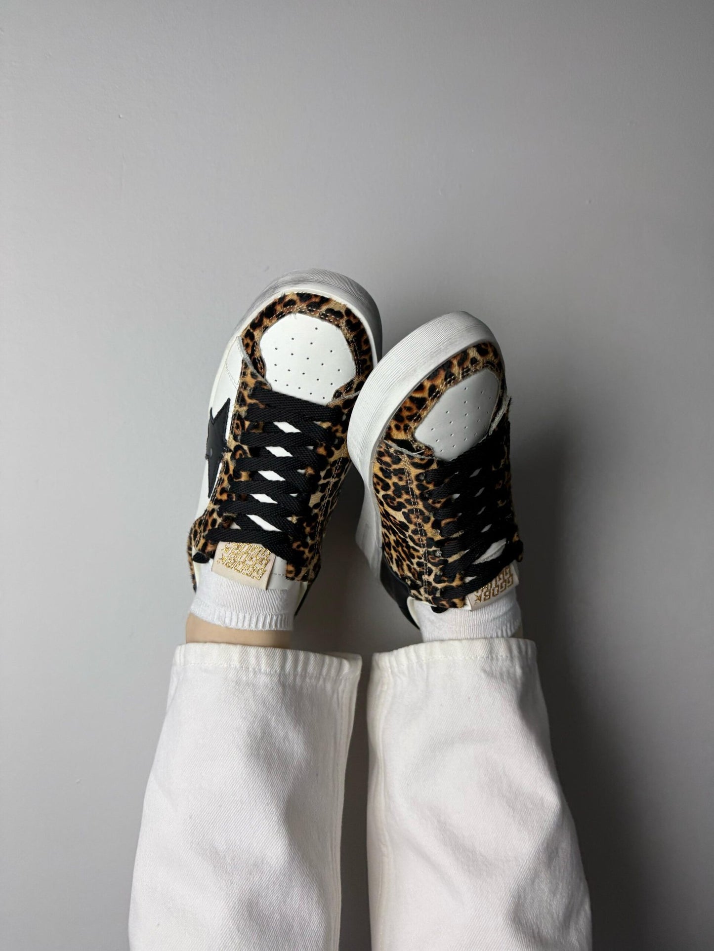 Golden Goose “Leopard, Black – White”