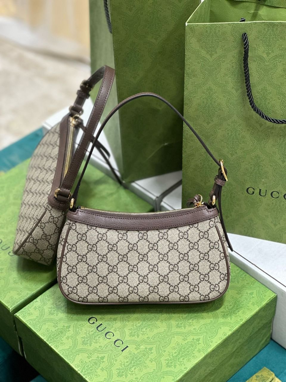 Torba Gucci Shoulder Small “Light Brown”