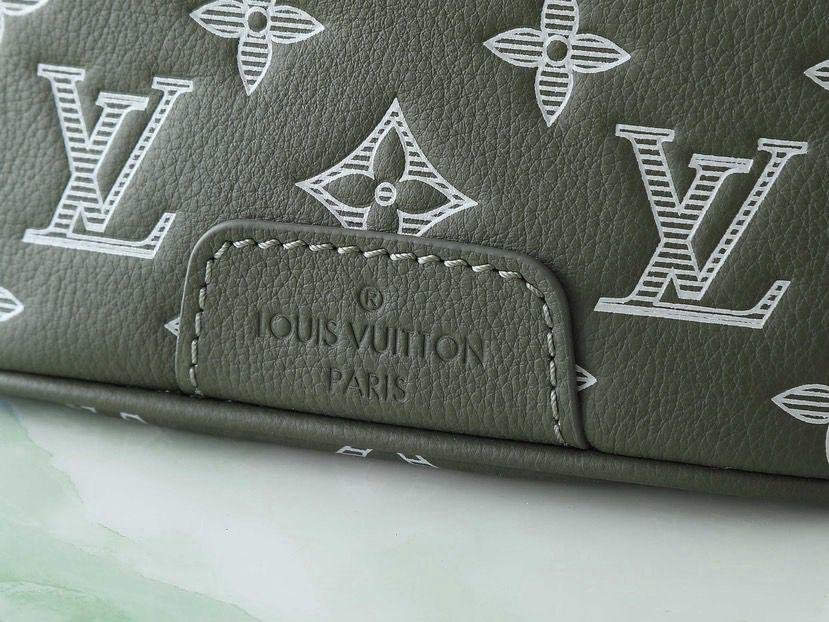 Louis Vuitton green white Bumbag