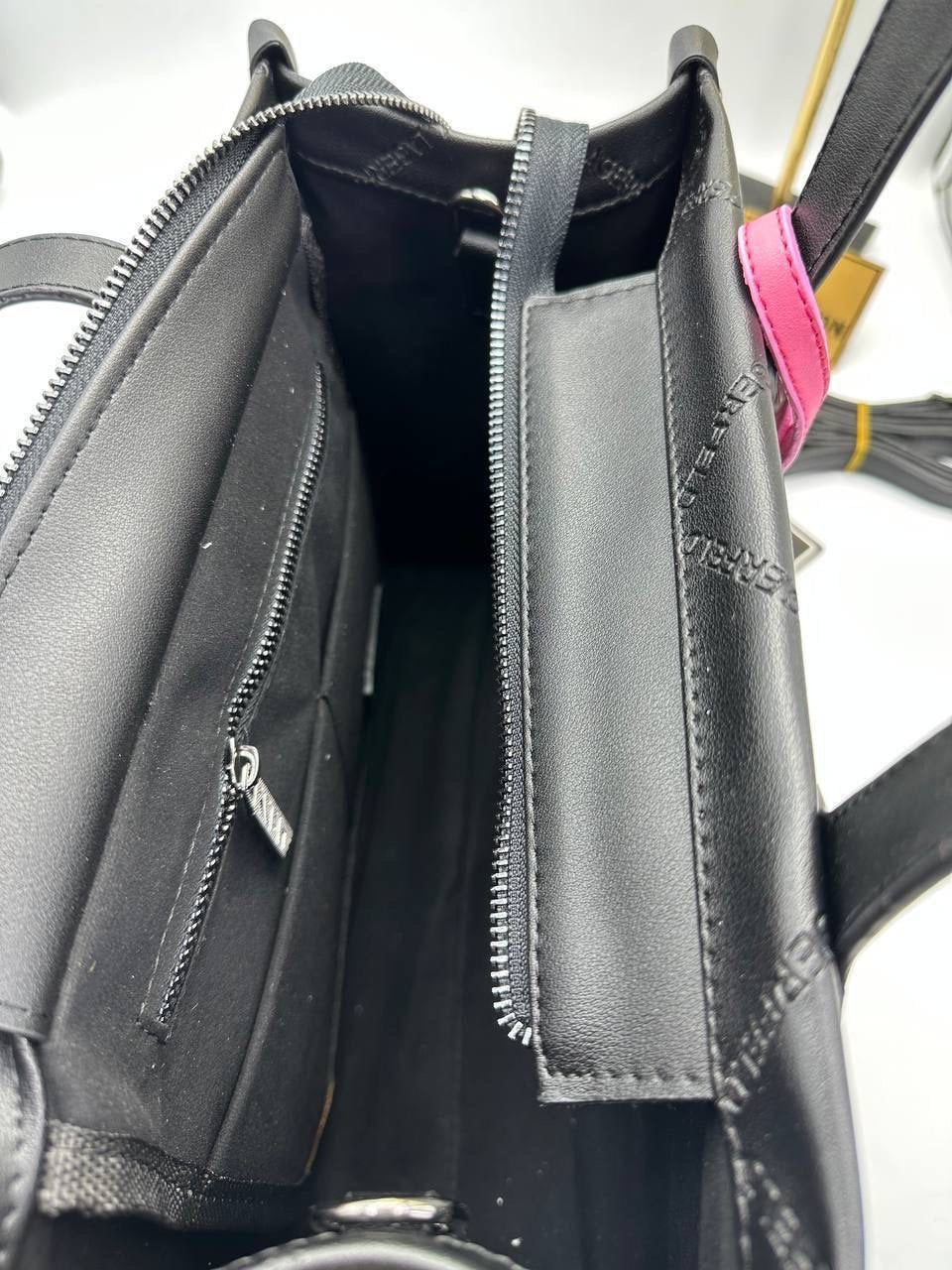 Torba Karl Lagerfeld K/SKUARE EMBOSSED TOTE BAG “Black – White”
