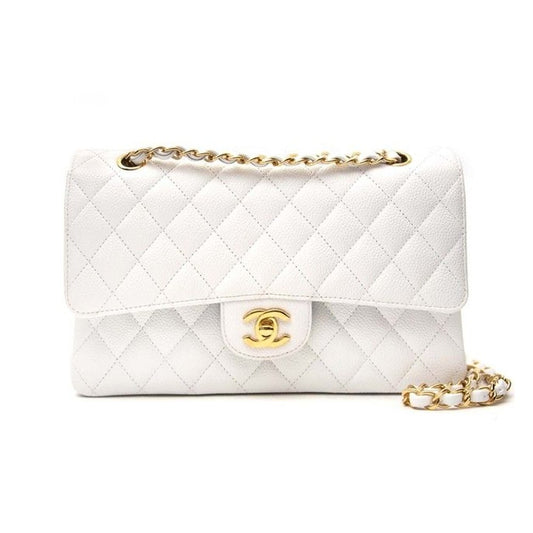 Chanel top bag – White