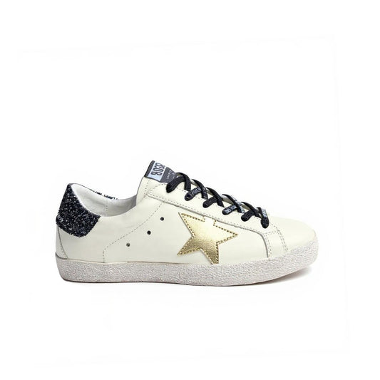 Golden Goose Gold Star / Black Glitter