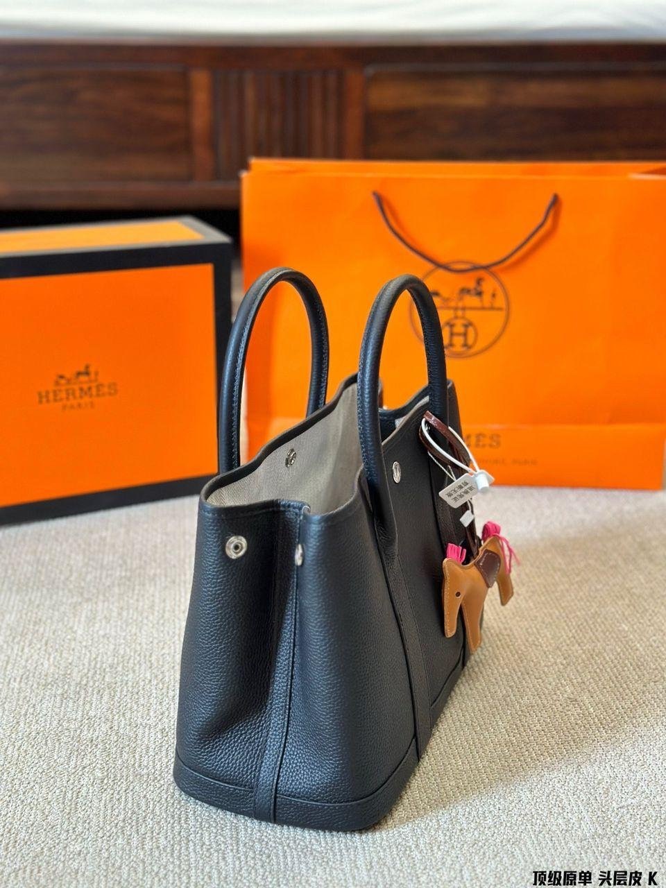 Hermes Garden Party 30 crna