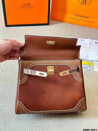 Hermes Kelly 32 smeda