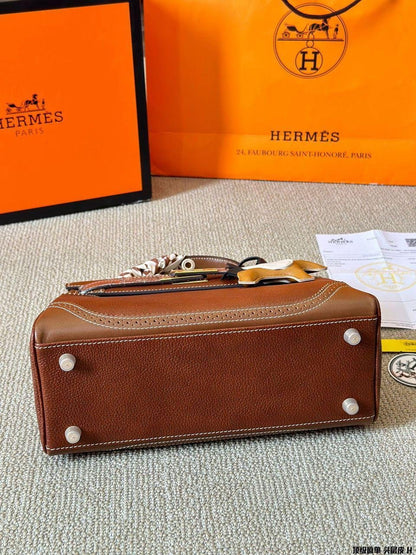 Hermes Kelly 32 smeda