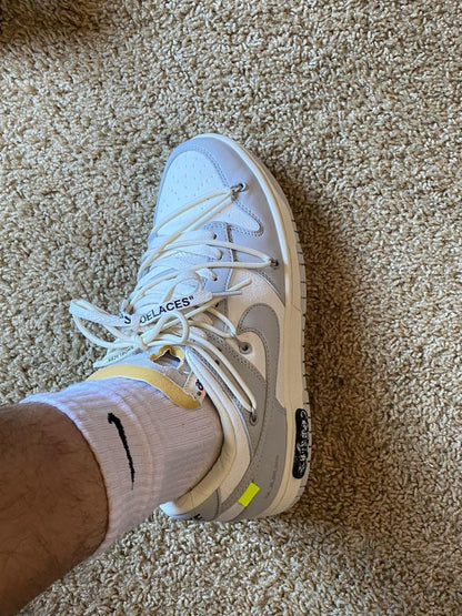 Nike Dunk OFF White Low “Grey-White”