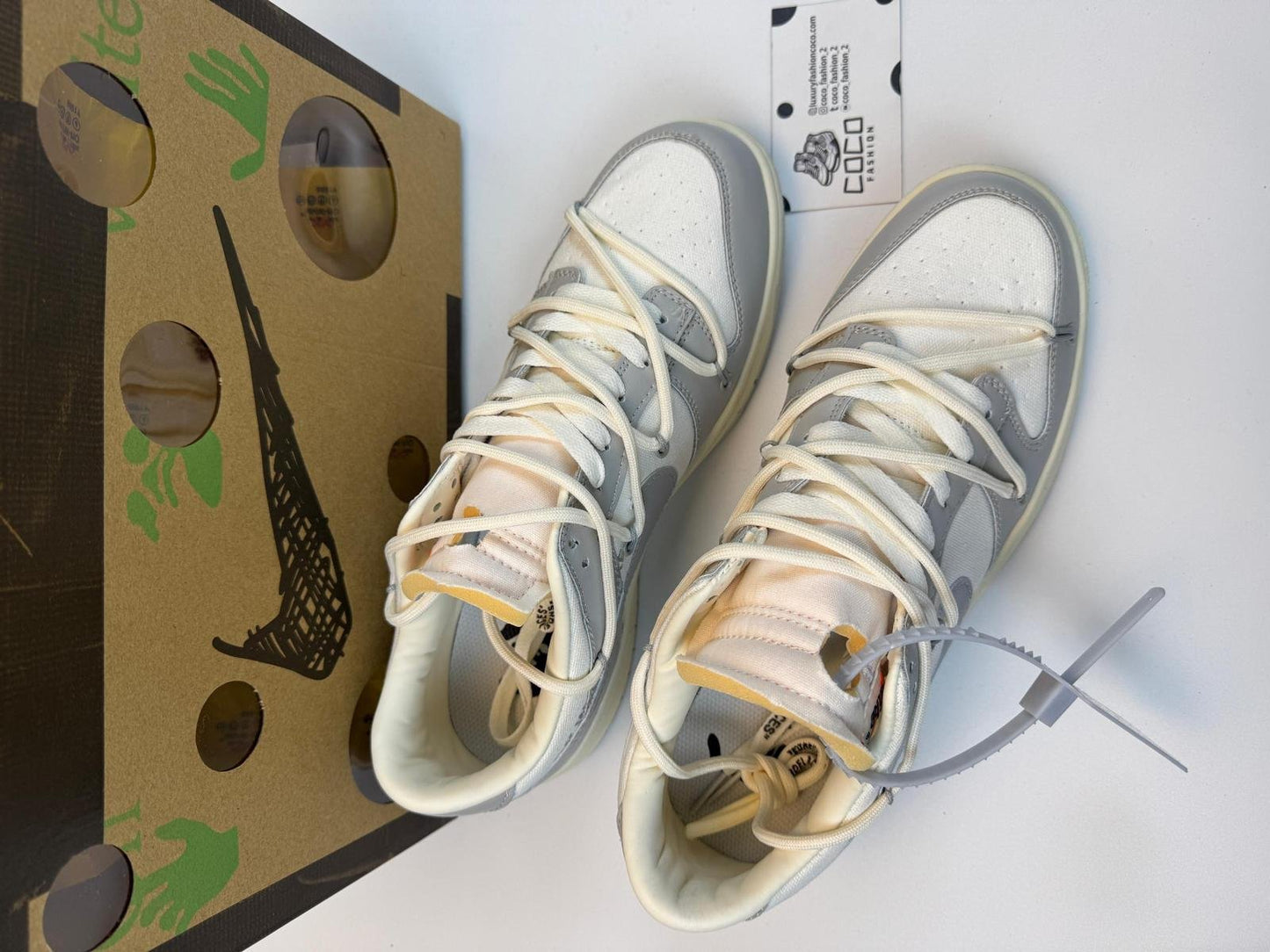 Nike Dunk OFF White Low “Grey-White”