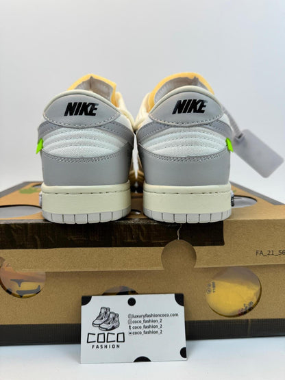 Nike Dunk OFF White Low “Grey-White”