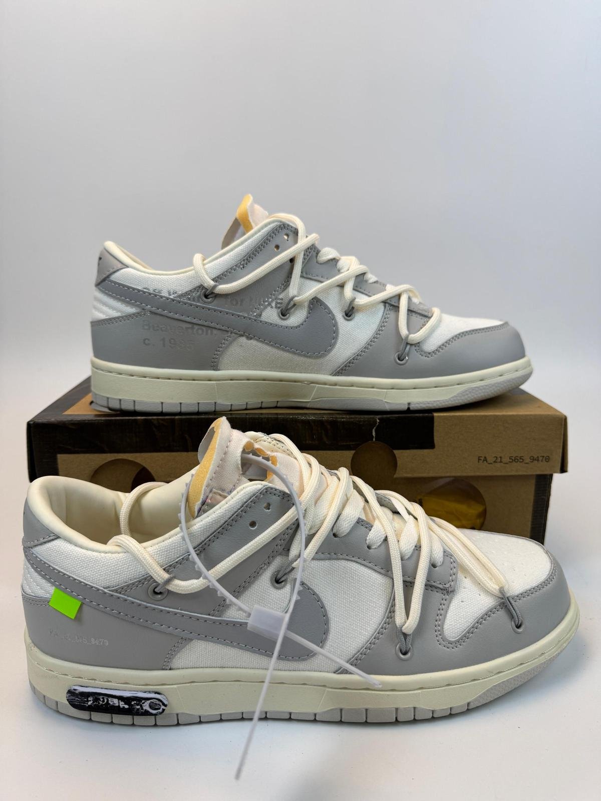 Nike Dunk OFF White Low “Grey-White”