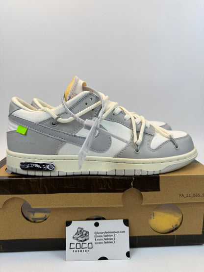 Nike Dunk OFF White Low “Grey-White”