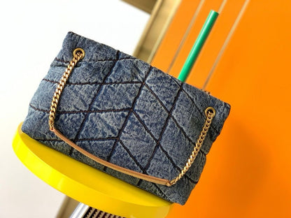 YSL Saint Laurent Puffer Denim