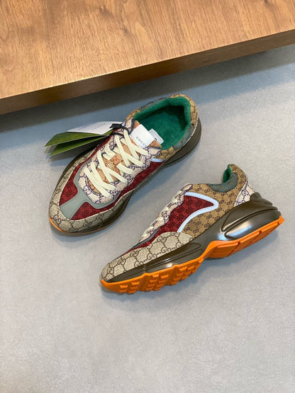 Gucci Rython “Beige Brick Red”