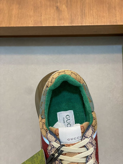 Gucci Rython “Beige Brick Red”