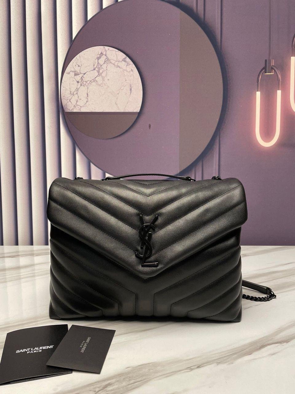 YSL Saint Laurent LouLou full Black