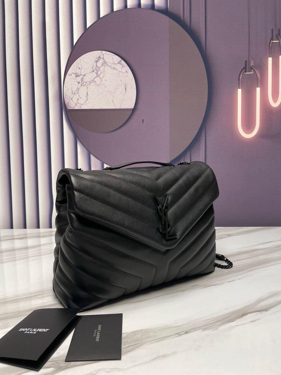 YSL Saint Laurent LouLou full Black