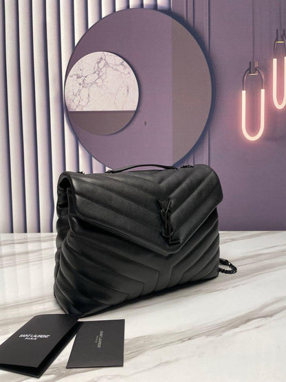 YSL Saint Laurent LouLou full Black