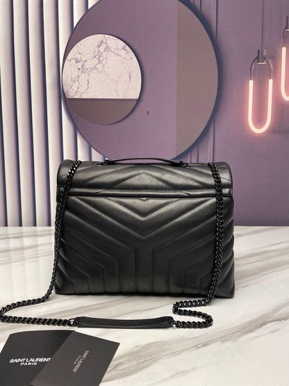 YSL Saint Laurent LouLou full Black