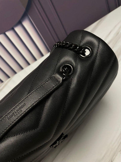 YSL Saint Laurent LouLou full Black