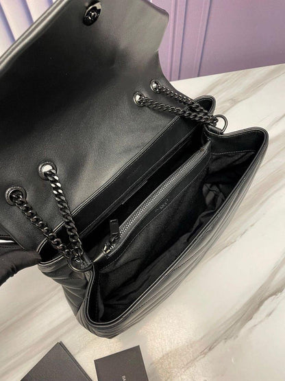 YSL Saint Laurent LouLou full Black
