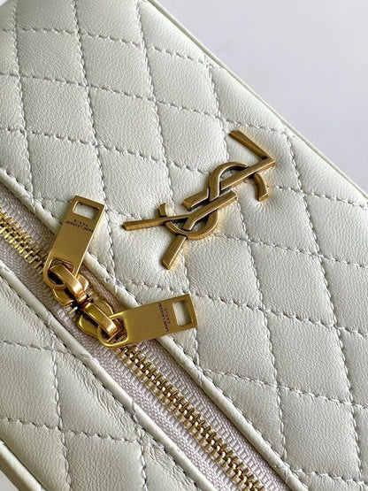 YSL Saint Laurent Gaby Vanity White