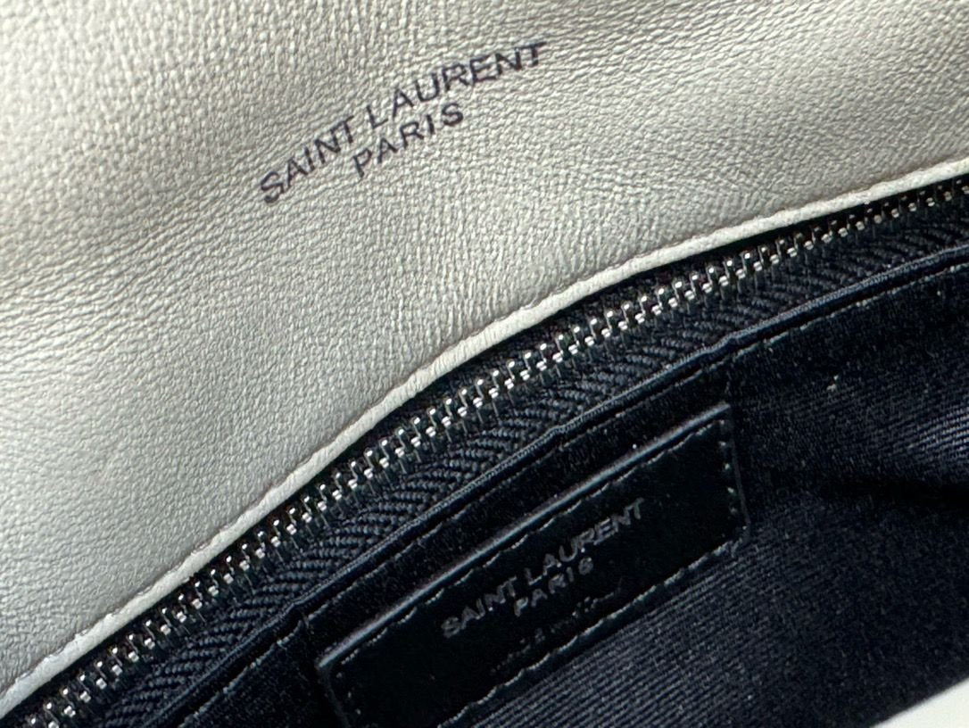 YSL Saint Laurent LouLou White