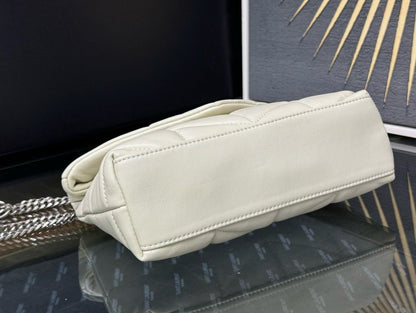 YSL Saint Laurent LouLou White
