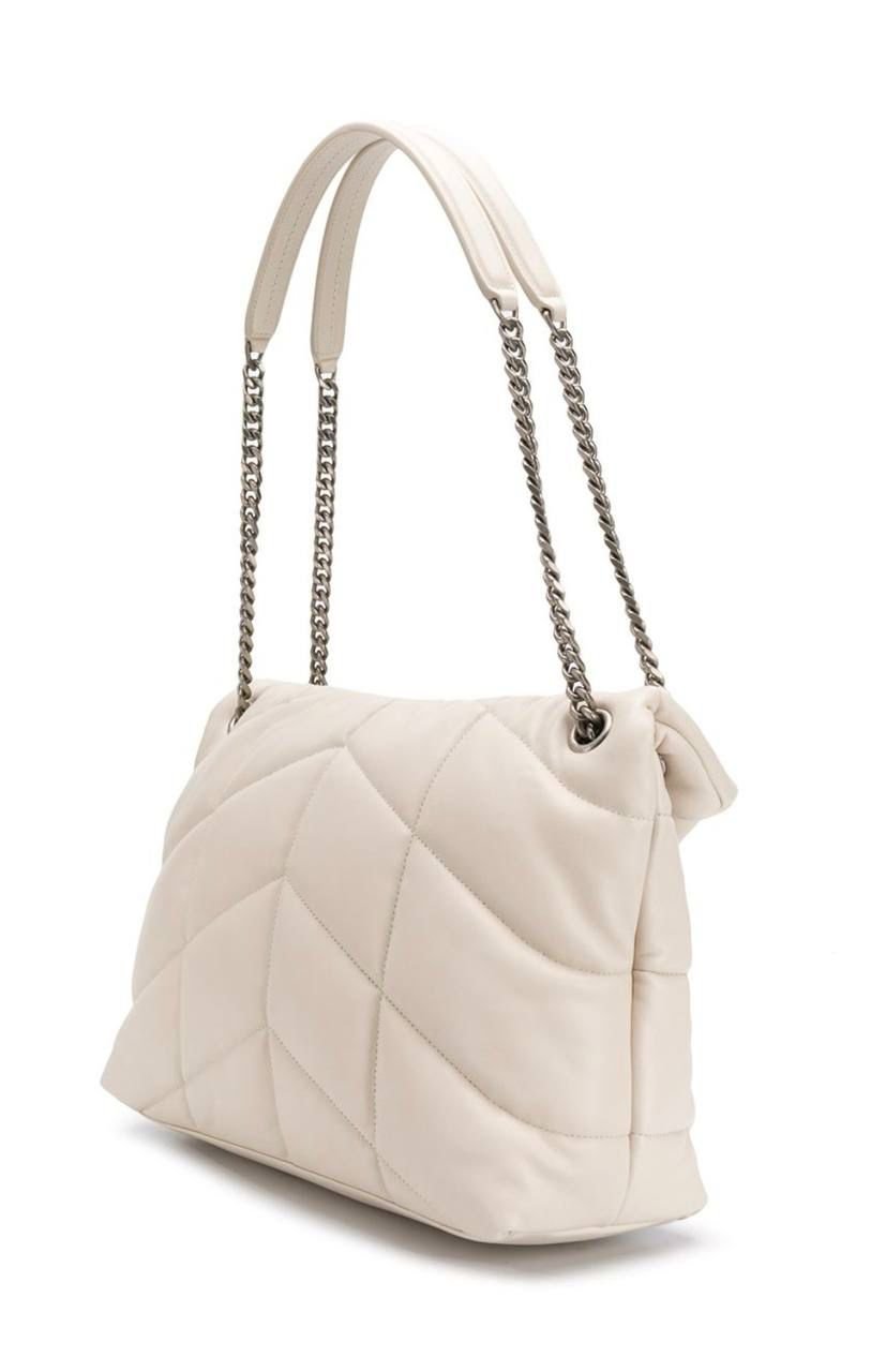 YSL Saint Laurent LouLou White