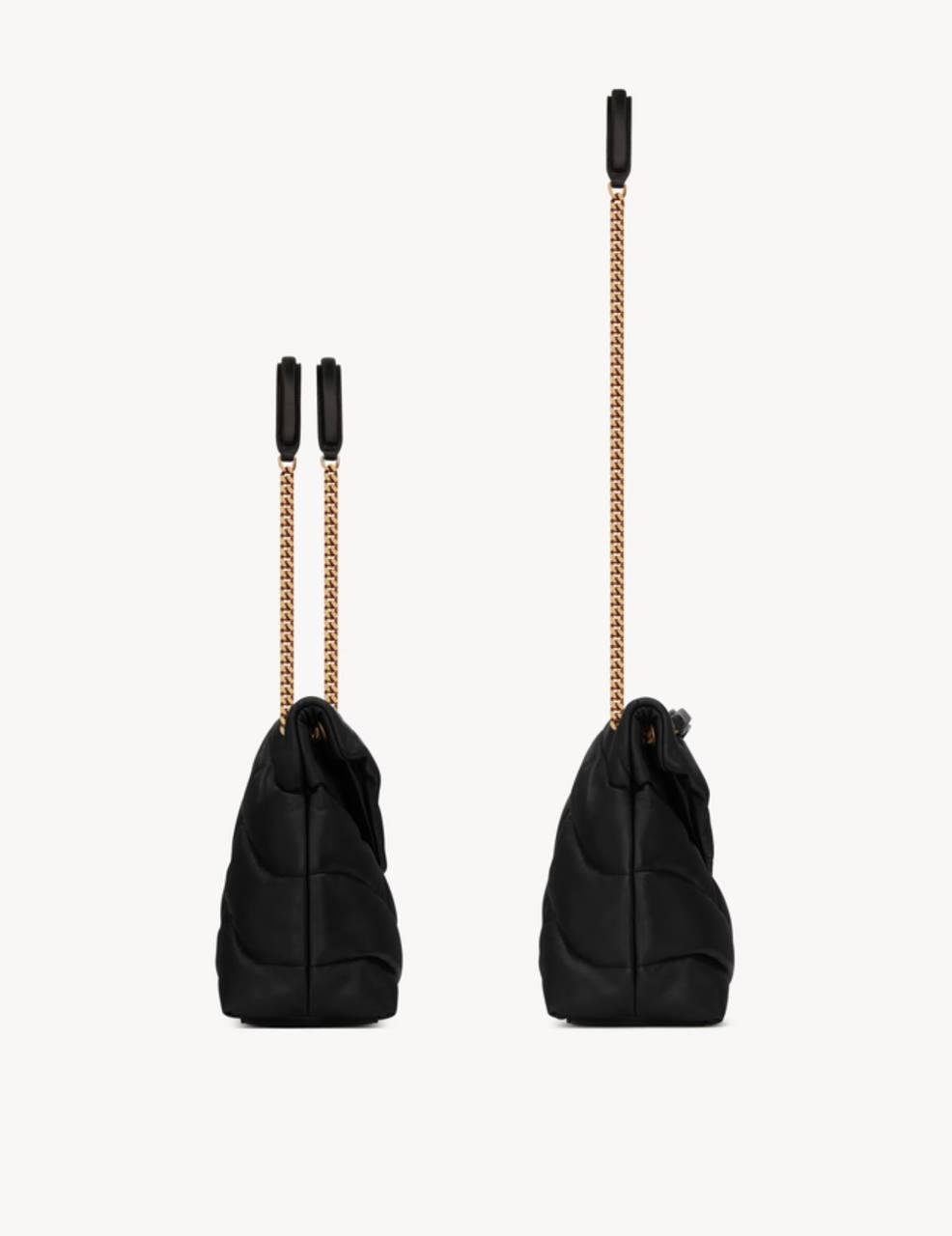 YSL Saint Laurent Puffer Black Nappa