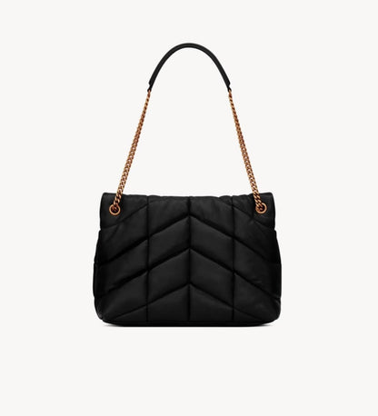YSL Saint Laurent Puffer Black Nappa