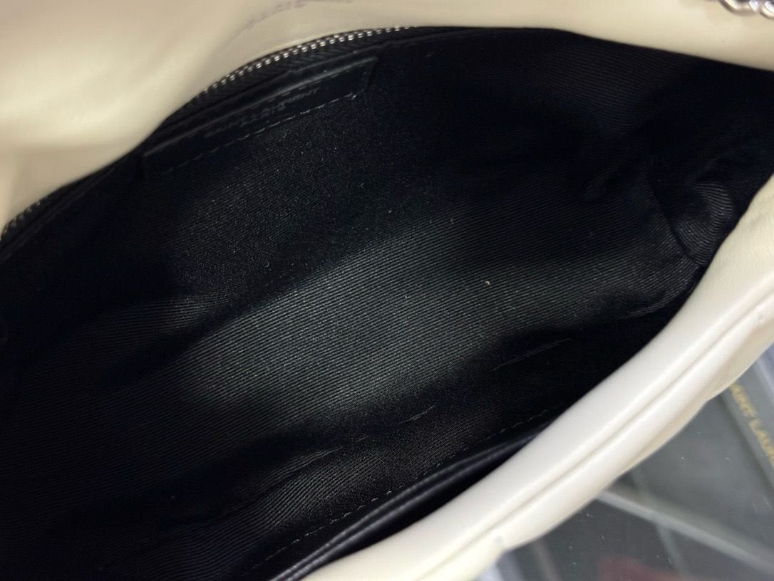 YSL Saint Laurent LouLou White