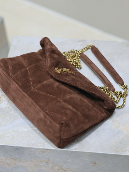 YSL Saint Laurent Puffer Brown small